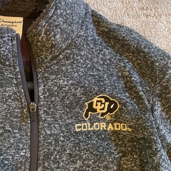 CU Boulder Champion zip up - Picture 2 of 4